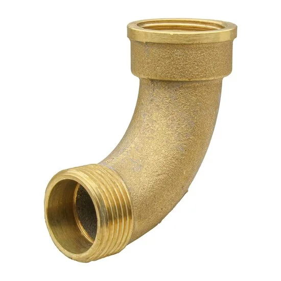 Curva 1.1/2" M/F 90º LATÃO ROSCADO