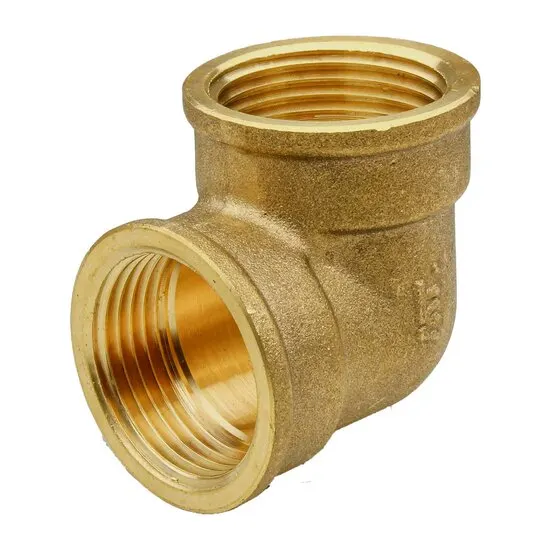 Joelho 1.1/2" FF 90º LATÃO ROSCADO