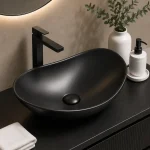 Lavatório Roma  de Pousar Preto Mate