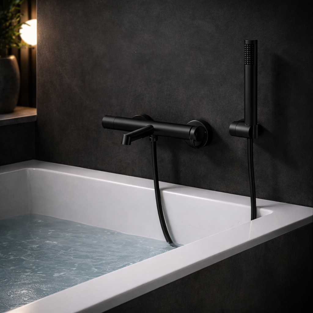 Marselha Monocomando Banheira Preto