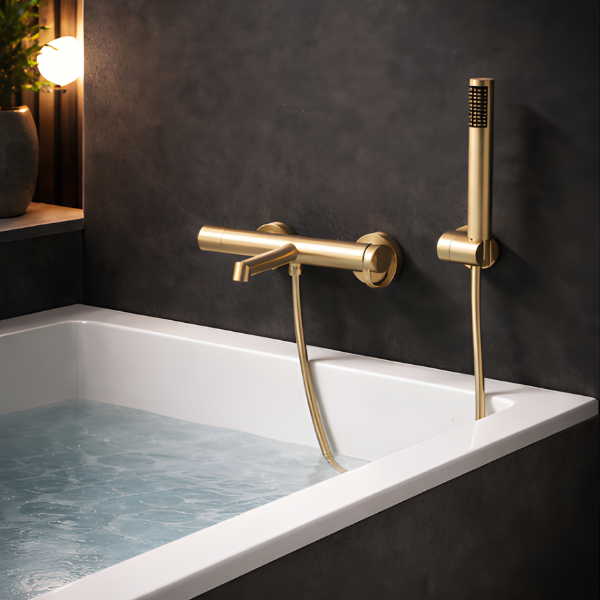 Marselha Monocomando Banheira  Ouro mate 