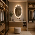 Alba Espelho LED Oval Touch