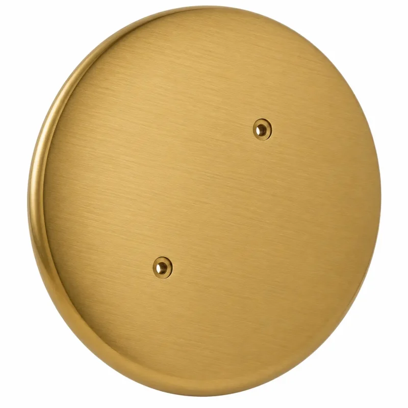 Tampa 125 Aba Larga Ouro escovado